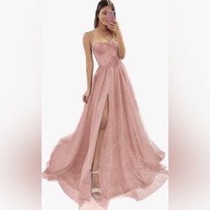 Prom Dress, size 0, pink